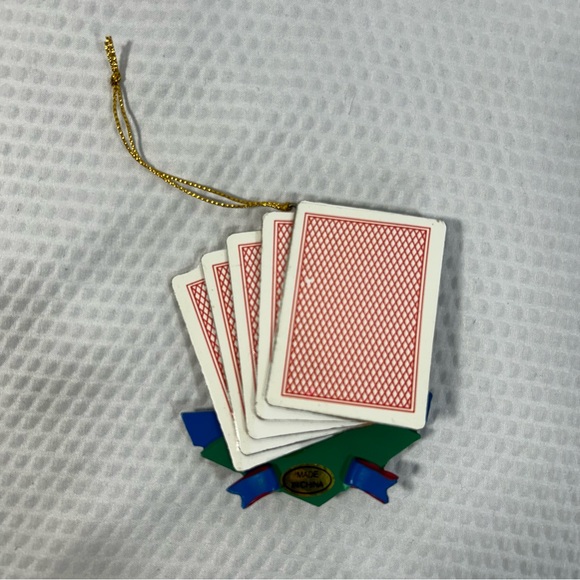 Holiday Jackpot Royal Flush tree ornament - Picture 4 of 7